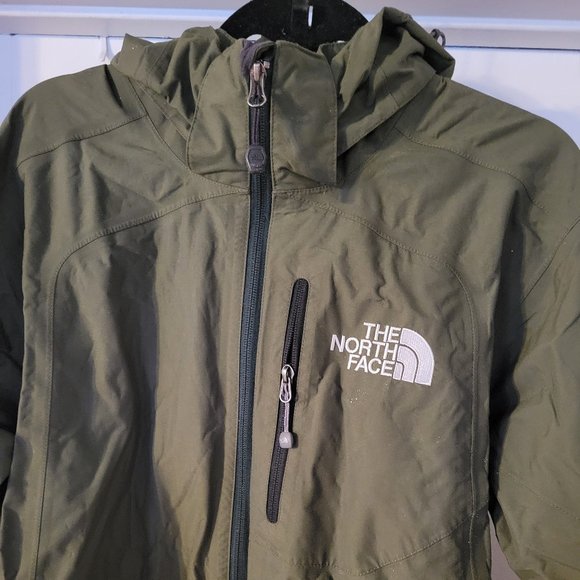 The North Face Summit Series Shell Water Jacket Olive Green Sample Size Medium - Picture 2 of 9